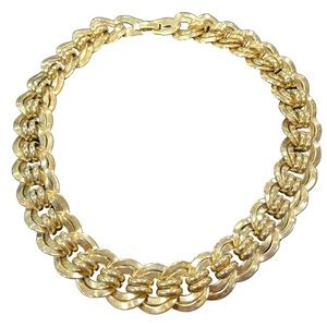 Goldtone Costume Jewelry Choker